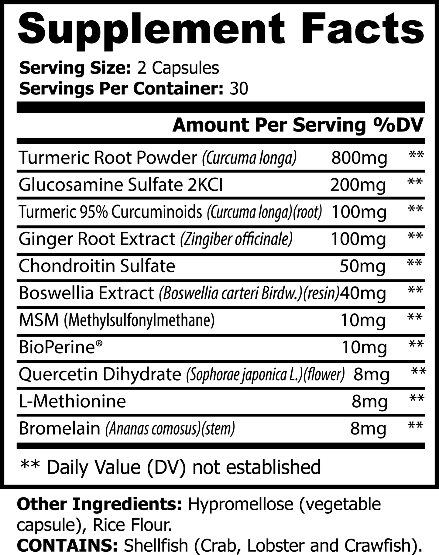 Golden Turmeric Joint Support